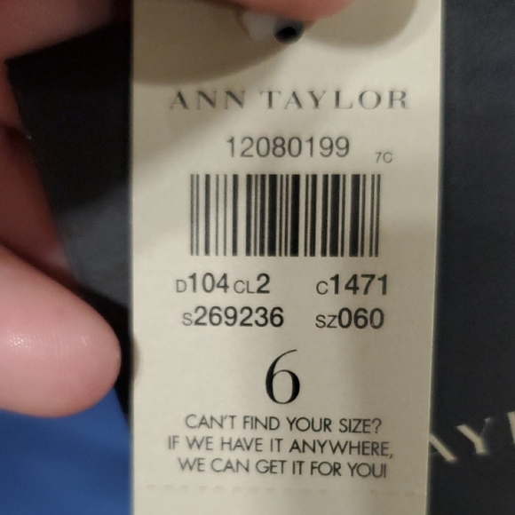 Ann Taylor Strapless Blue Sheath Dress for Prom - Picture 4 of 12